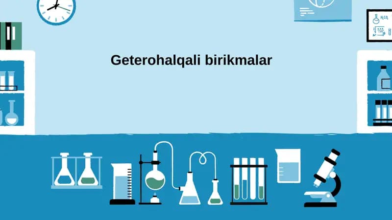 Geterohalqali birikmalar