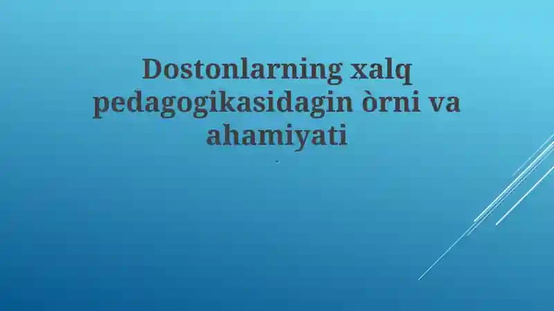 Xalq pedagogikasi
