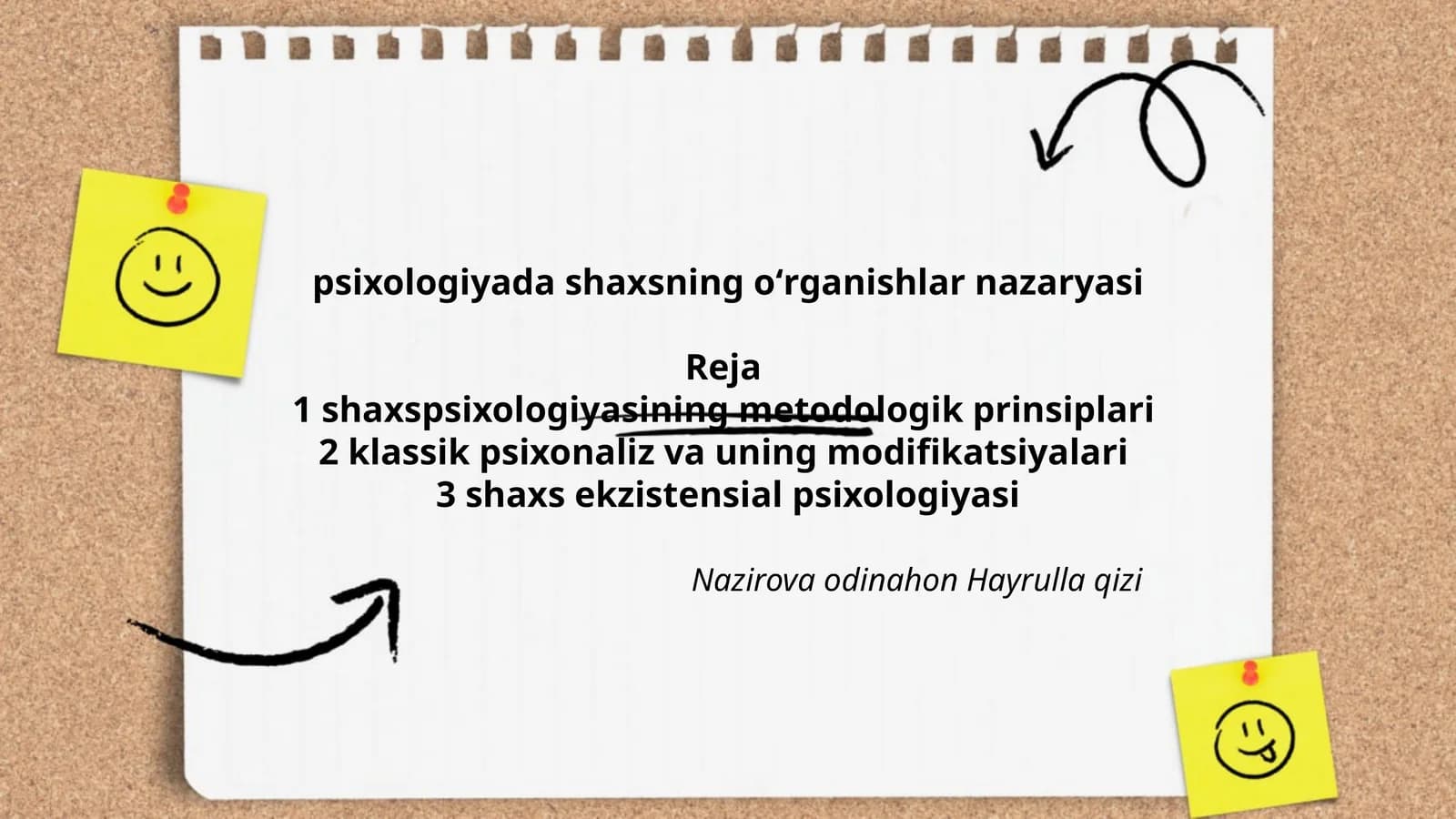 Shaxsning oʻrganishlar nazaryasi