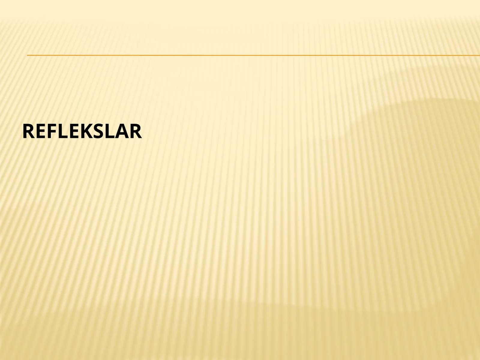 Reflekslar