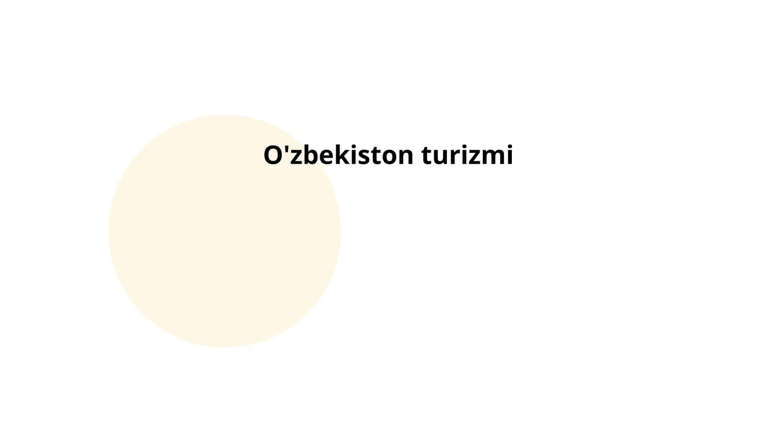 O'zbekiston turizmi
