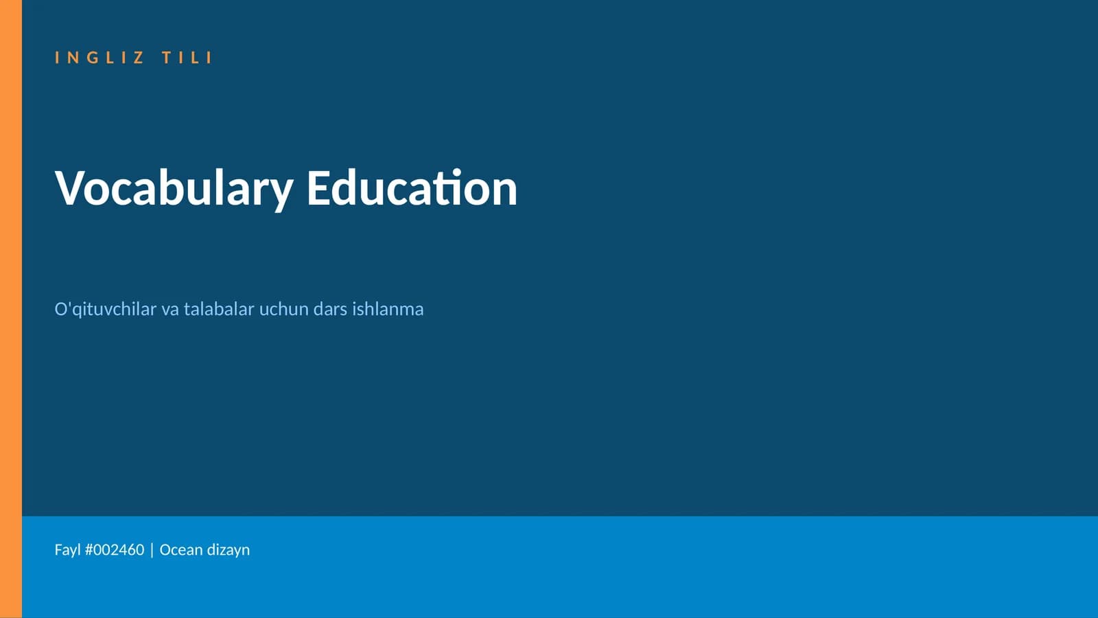 Vocabulary Education