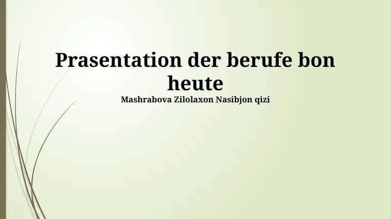 Tez rivojlanayotgan kasblar
