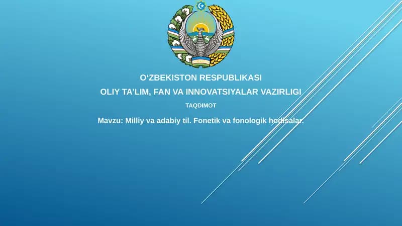Milliy va adabiy til