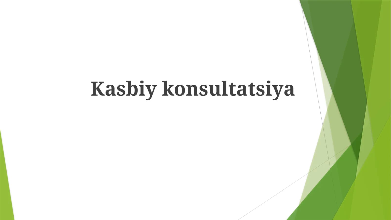 Kasbiykonsultatsiya