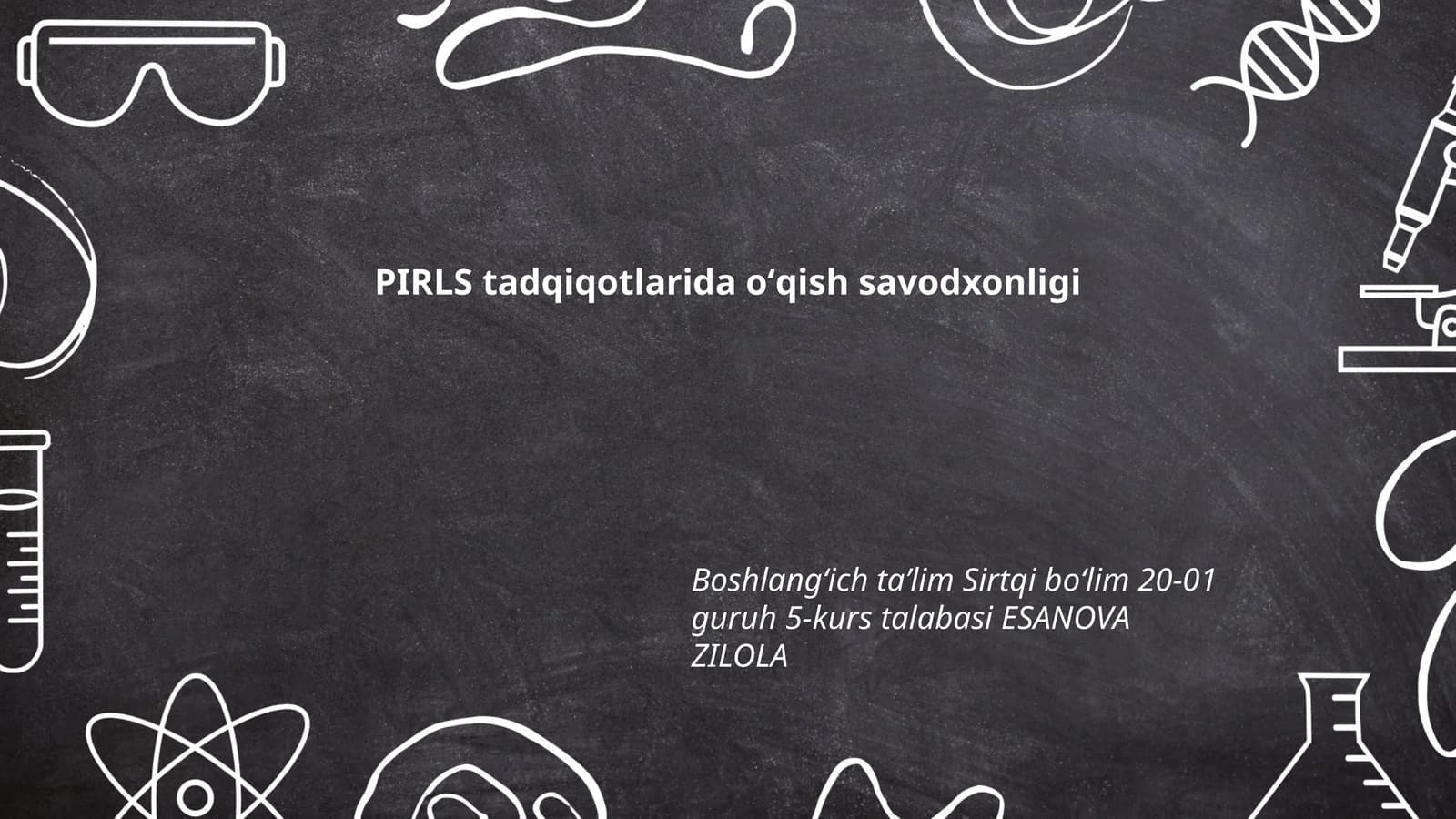 O'qish Savodxonligi va uning ahamiyati