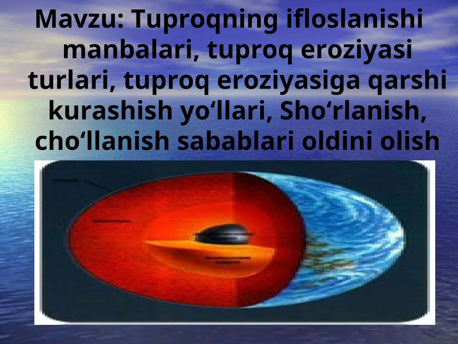 Tuproqning Ifloslanishi va Eroziyasi