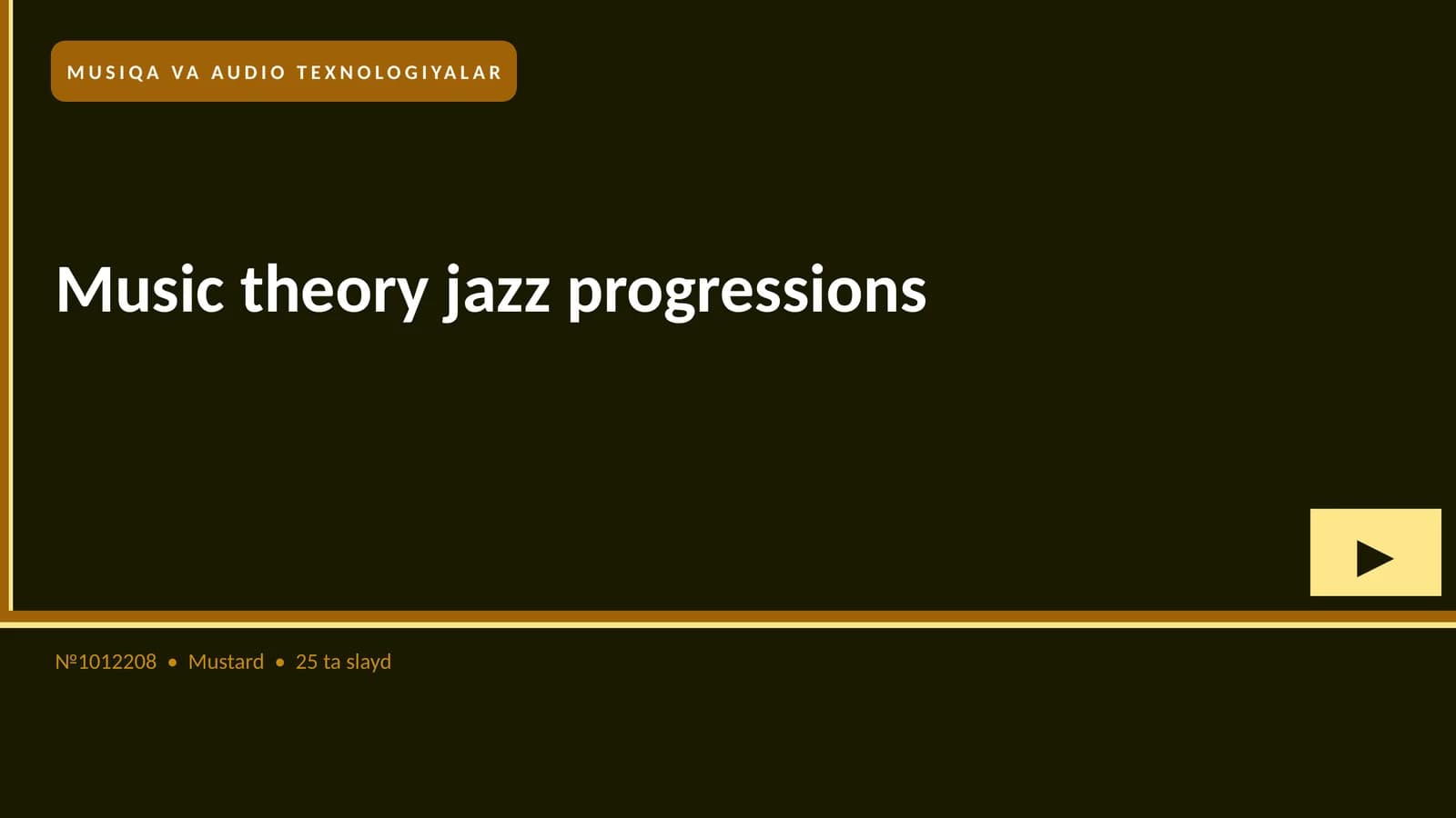Music theory jazz progressions