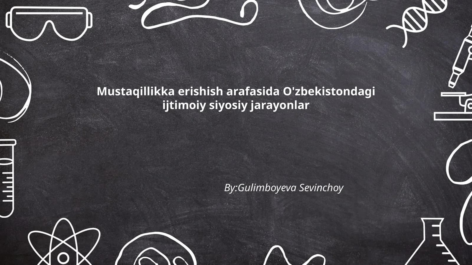 O'zbekistondagi ijtimoiy siyosiy jarayonlar