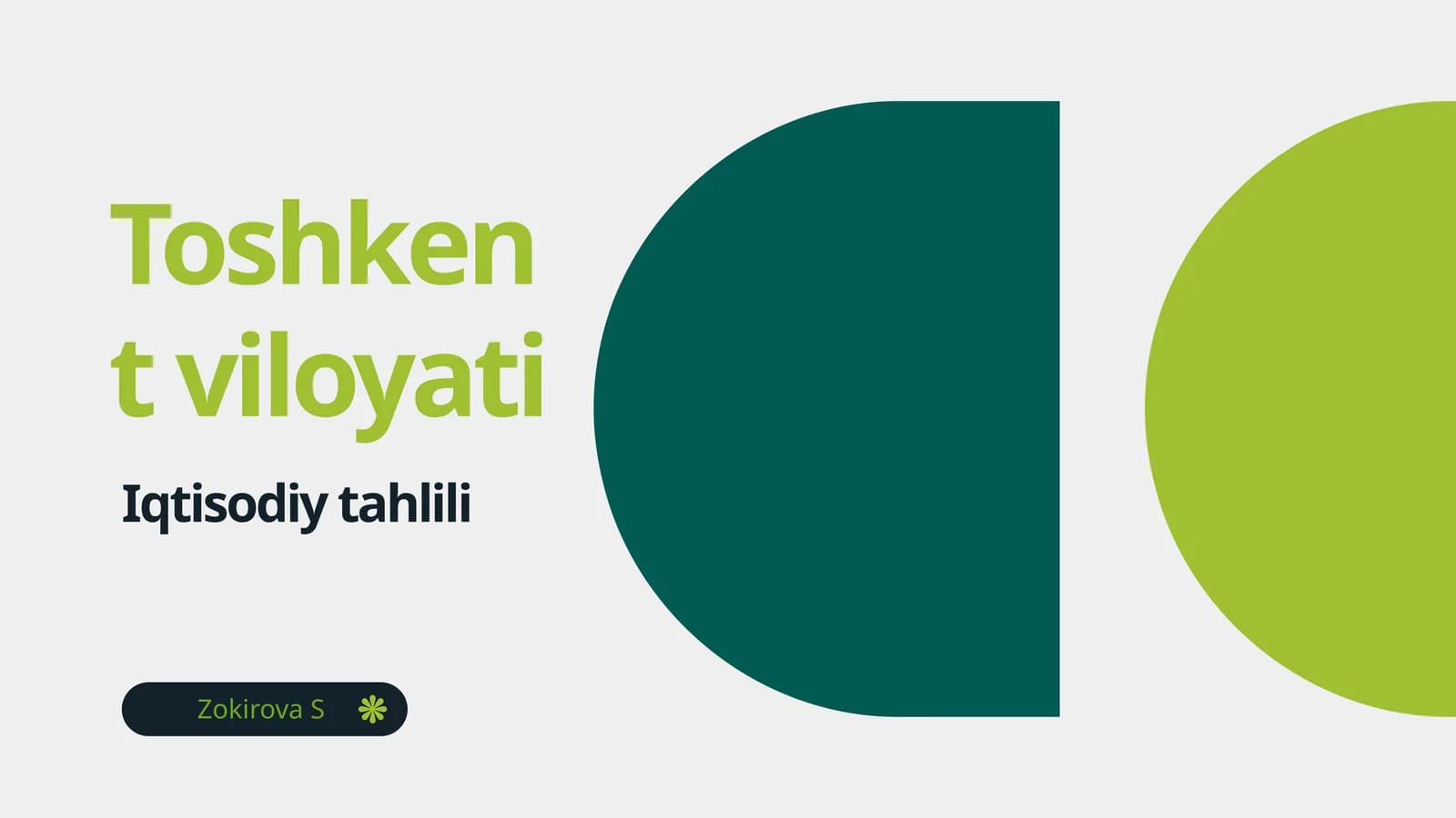 Iqtisodiy tahlili