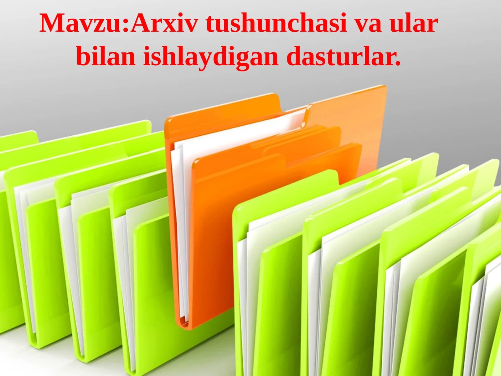 Arxiv tushunchasi va ular bilan ishlaydigan dasturlar