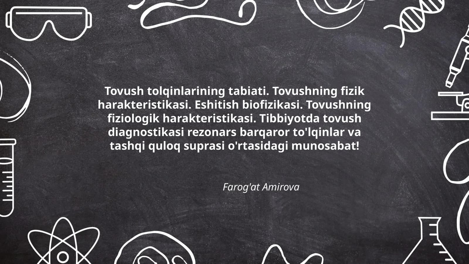 Tovush Tolqinlarining Tabiati