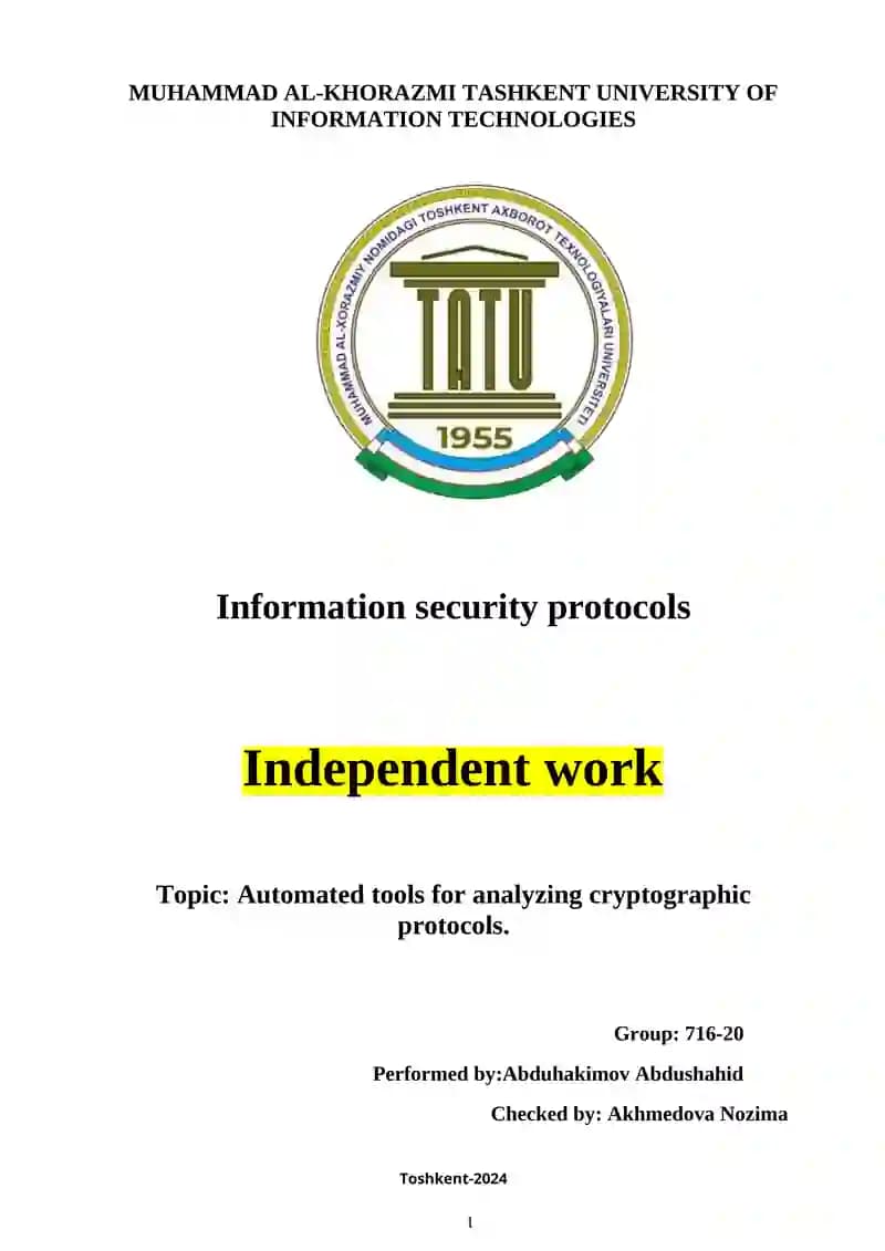 Automated tools for analyzing cryptographic protocols