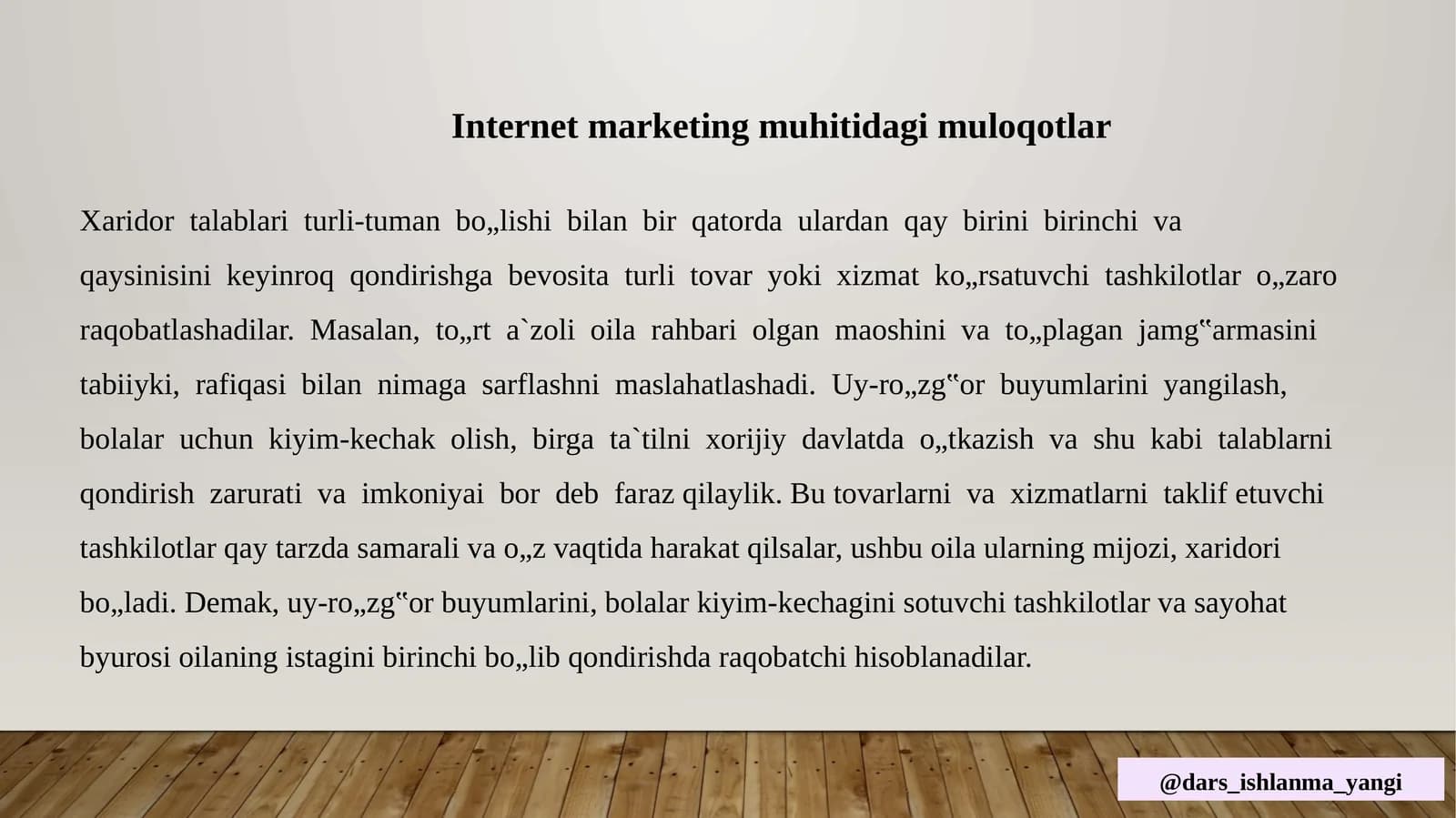 Ta`lim olgan yil kitobi