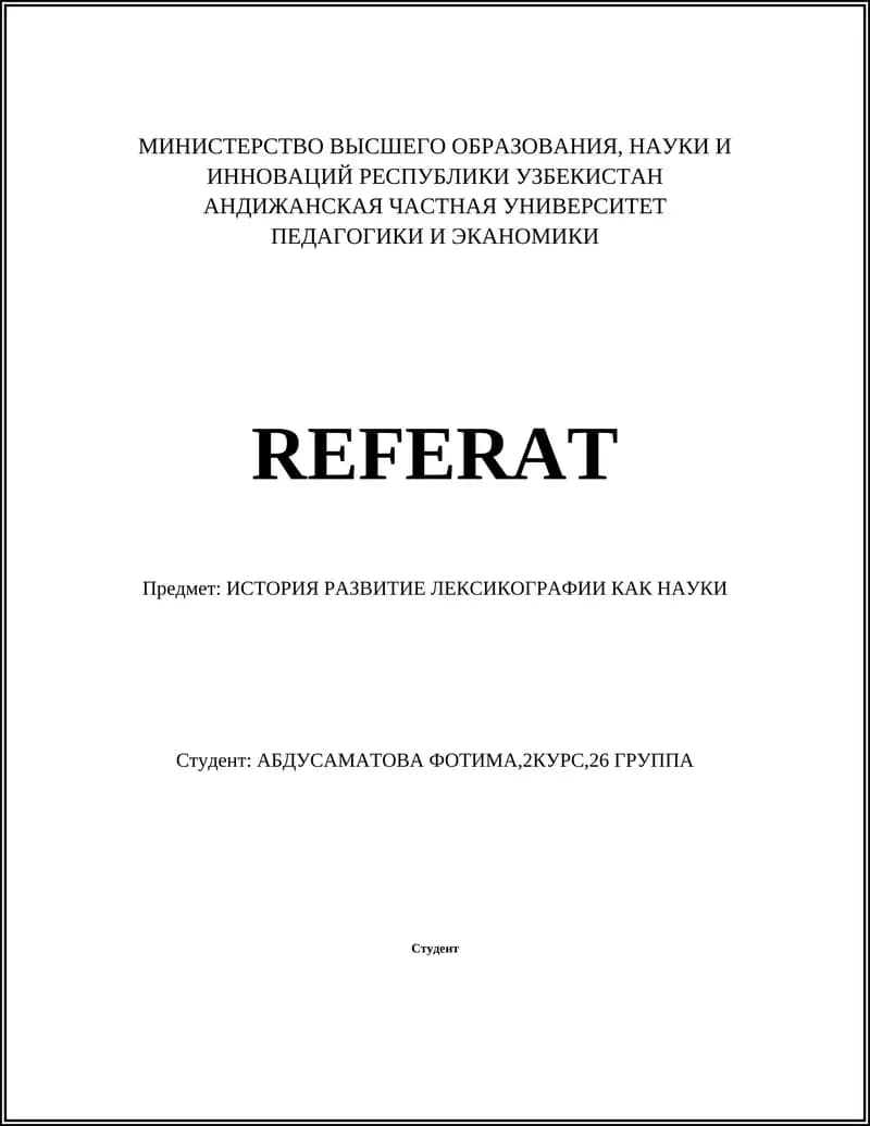 REFERAT