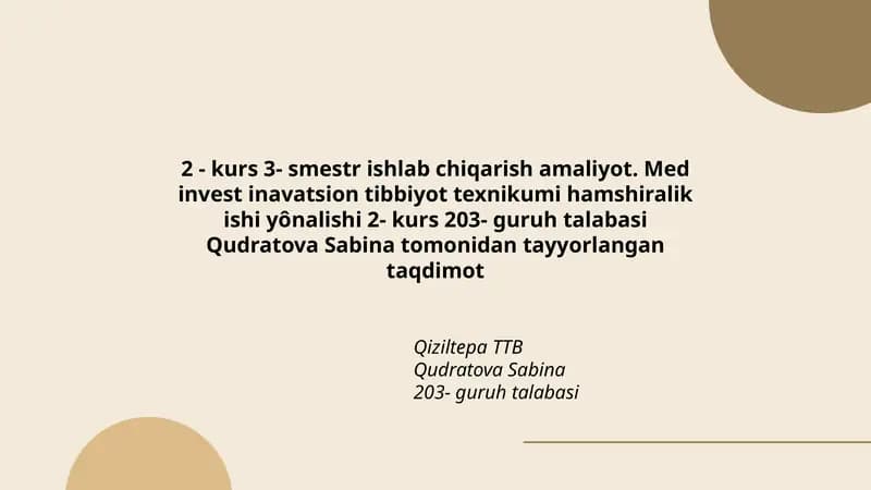 Med invest inavatsion tibbiyot texnikumi