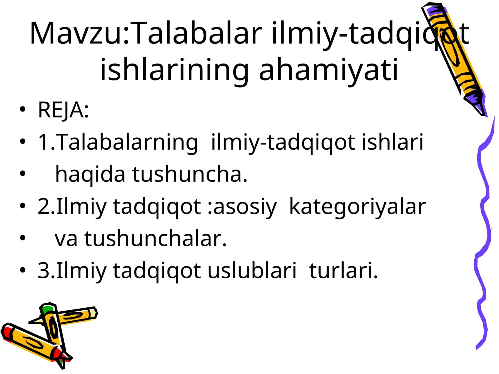 Talabalar ilmiy-tadqiqot ishlarining ahamiyati