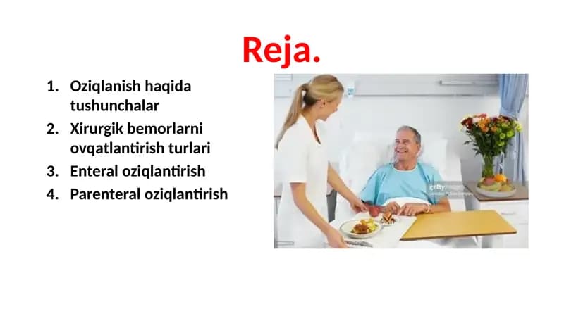 Oziqlanish haqida tushunchalar