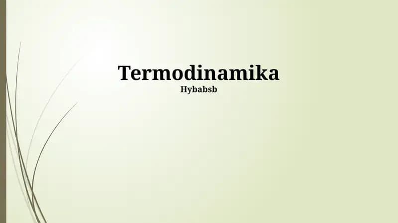 Termodinamika