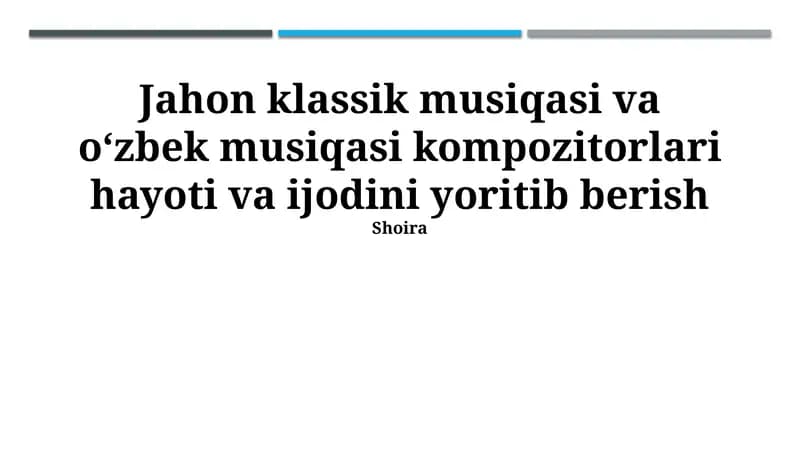 Umumiy Taqqoslash va Xulosa