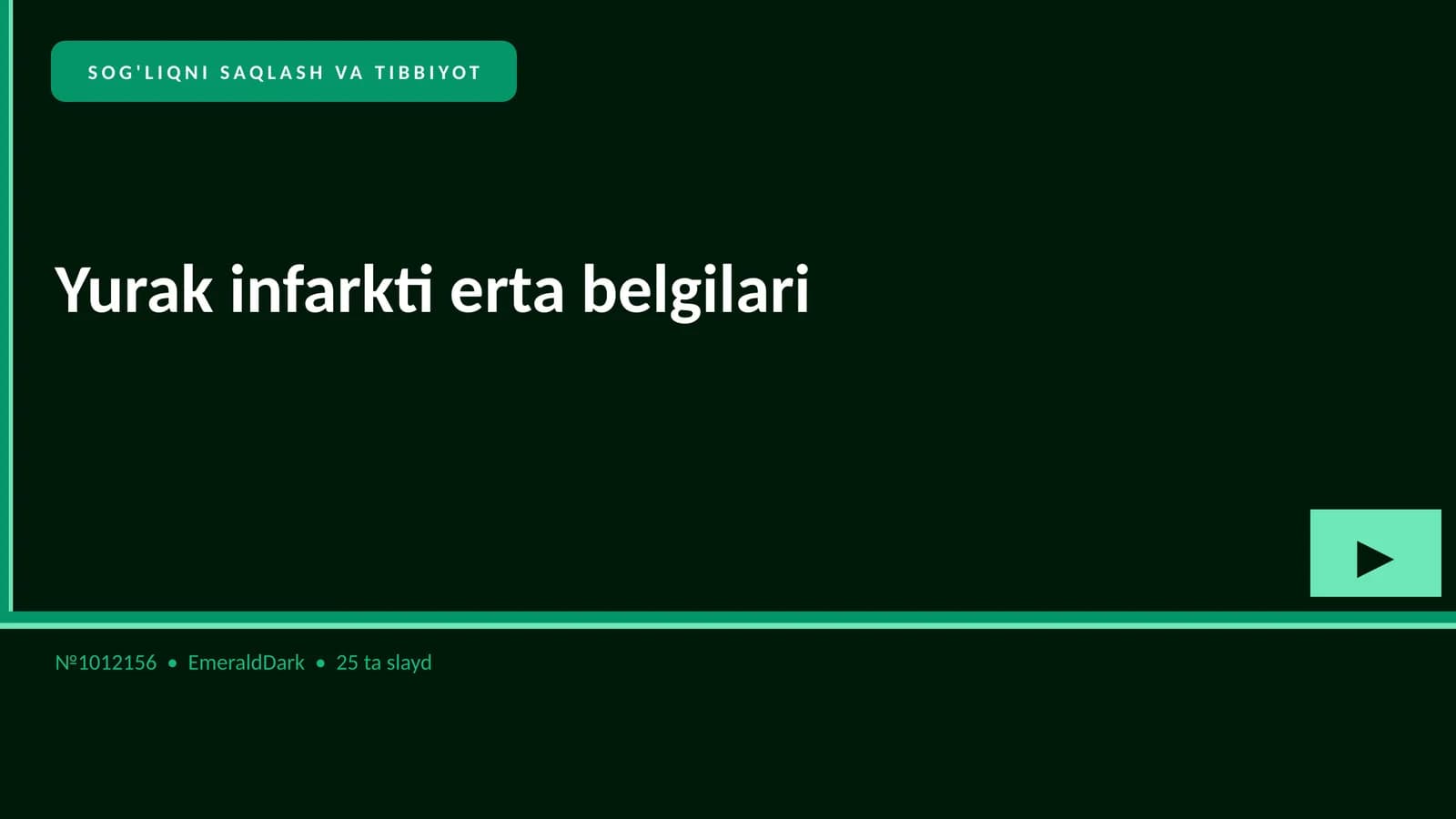 Yurak infarkti erta belgilari