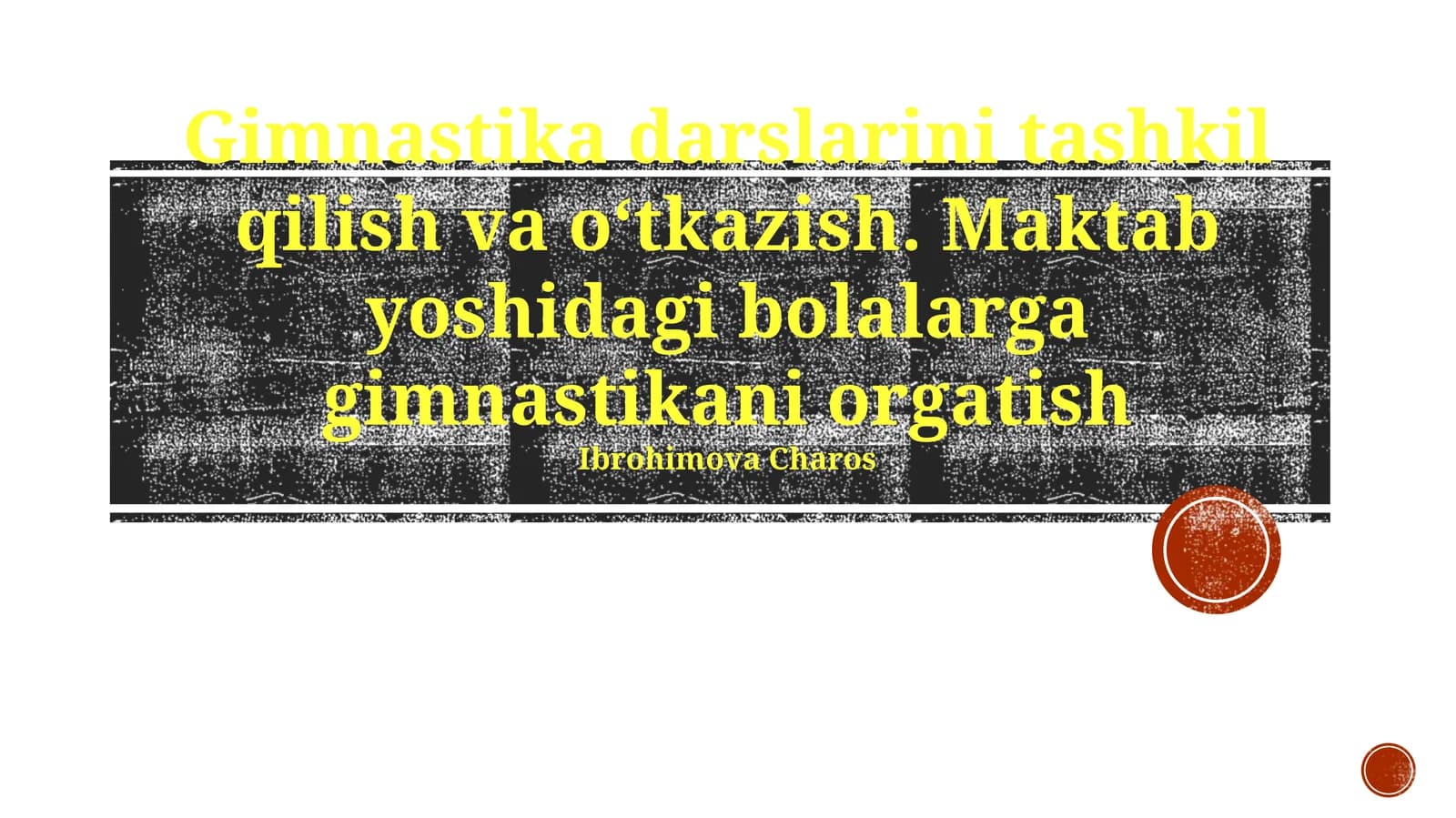 Gimnastika darslari