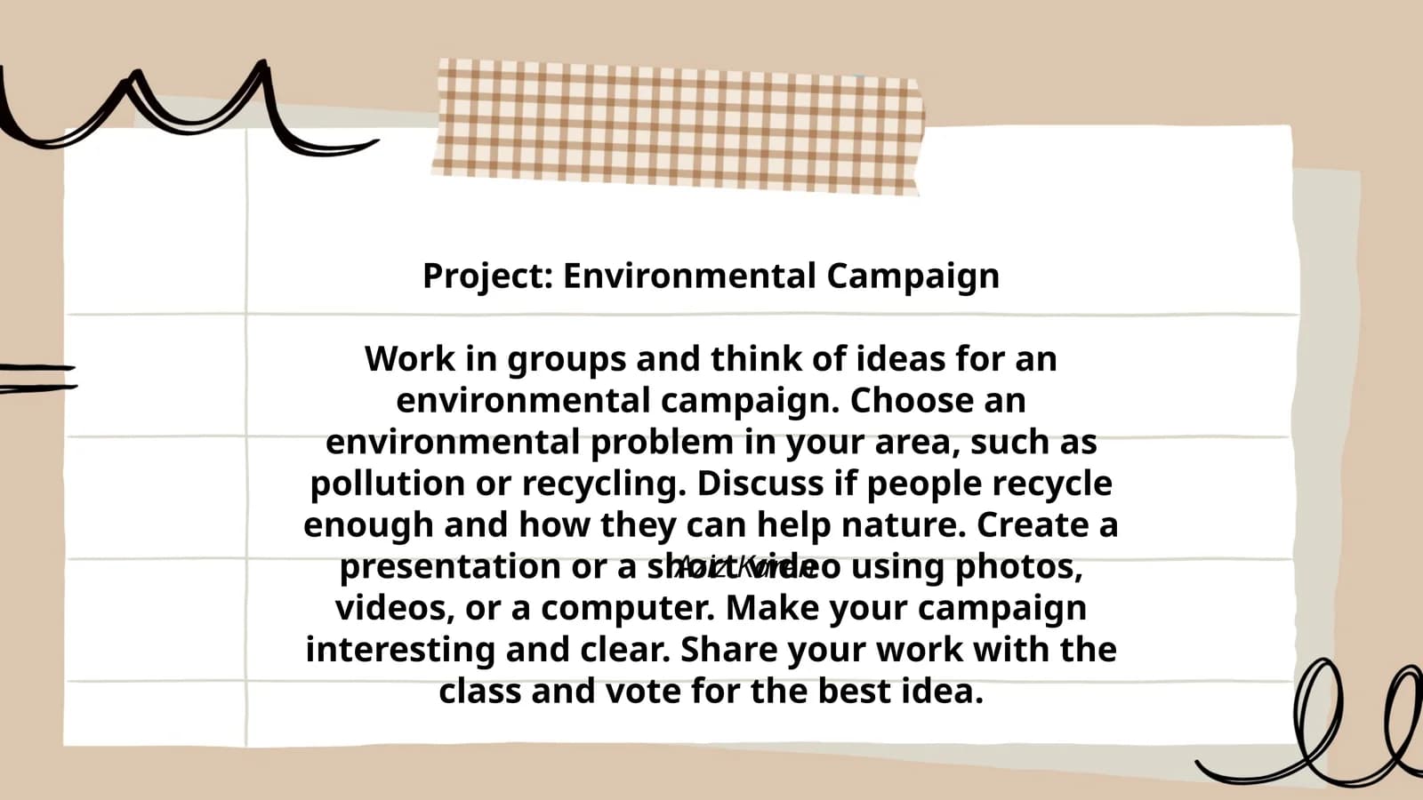 Environmental Campaign