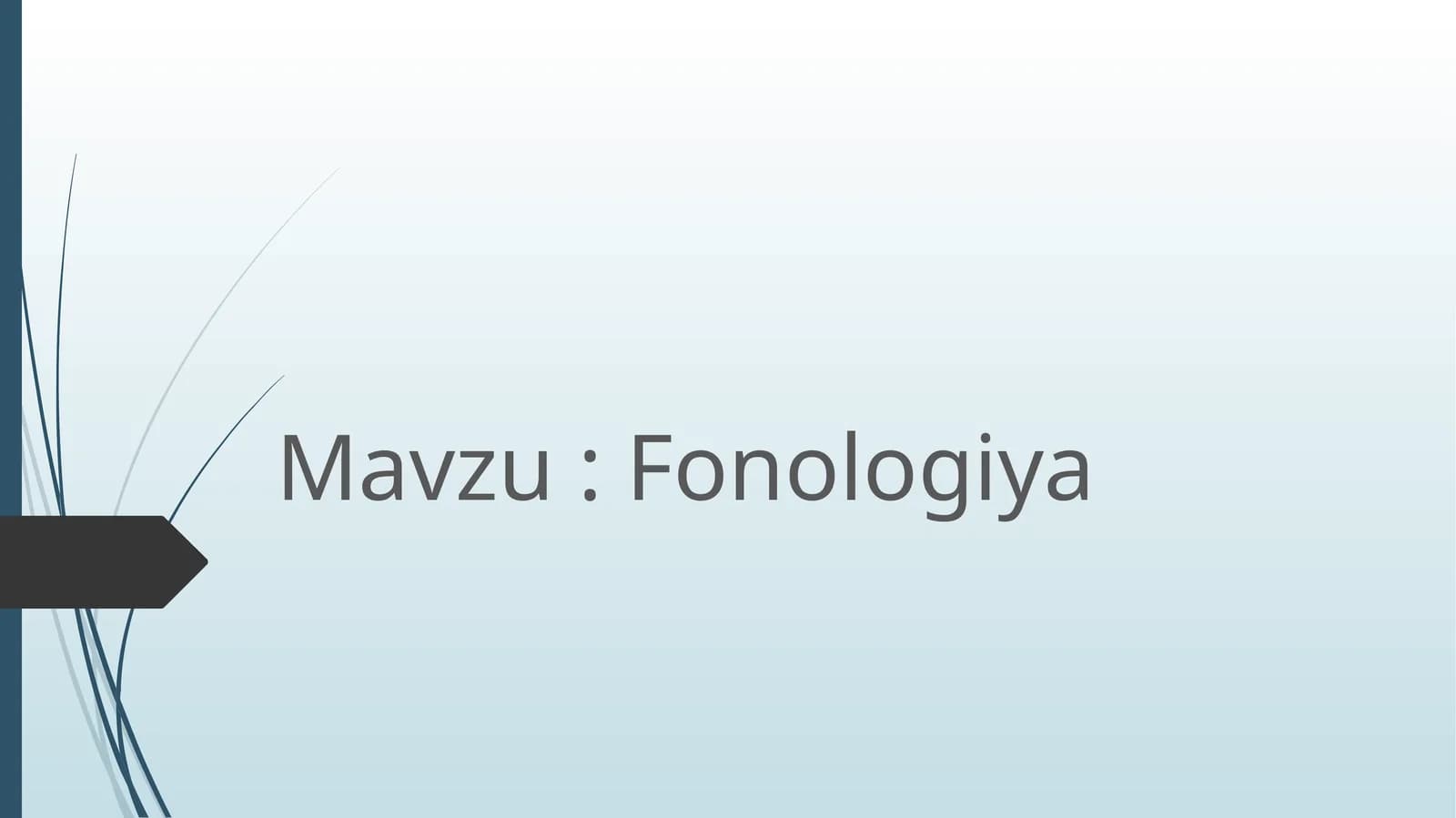 Fonologiya