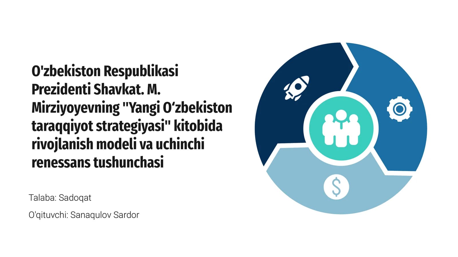O'zbekiston Respublikasining Yangi Taraqqiyot Strategiyasi