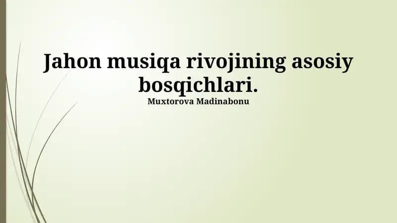 Qadimgi Sharq musiqasi