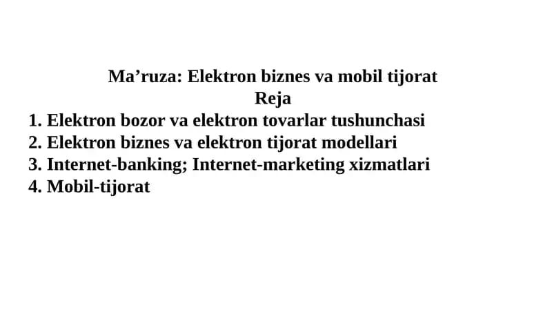 Elektron tijorat