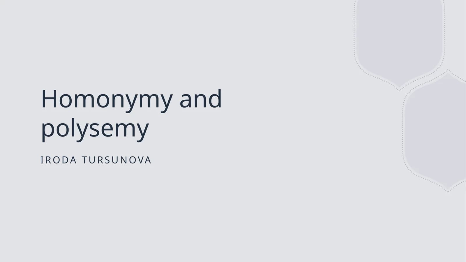 Defining Homonymy and Polysemy: Core Concepts in Linguistic Semantics