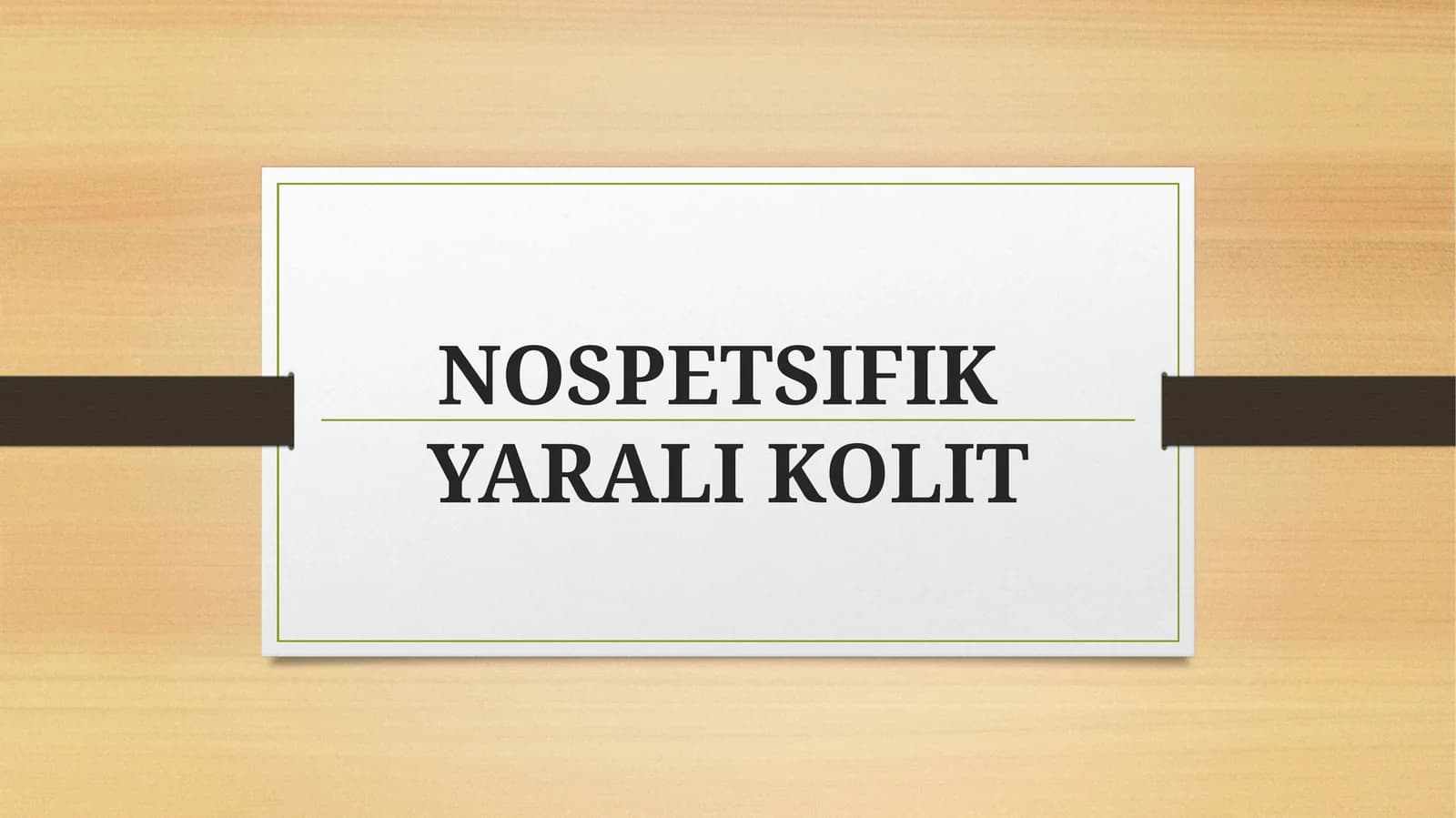 NOSPETSIFIKYARALI KOLIT