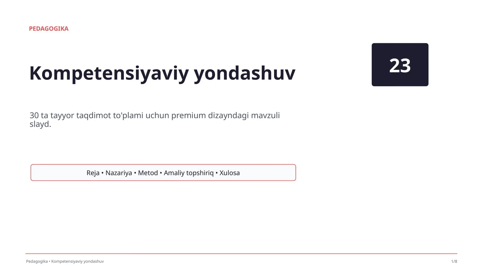 Kompetensiyaviy yondashuv