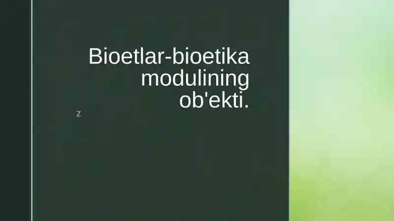 Bioetlar bioetika