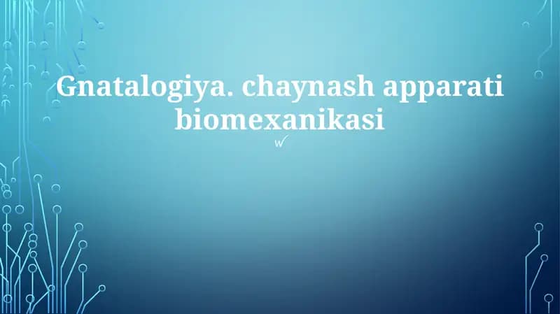 Chaynash apparati biomexanikasi
