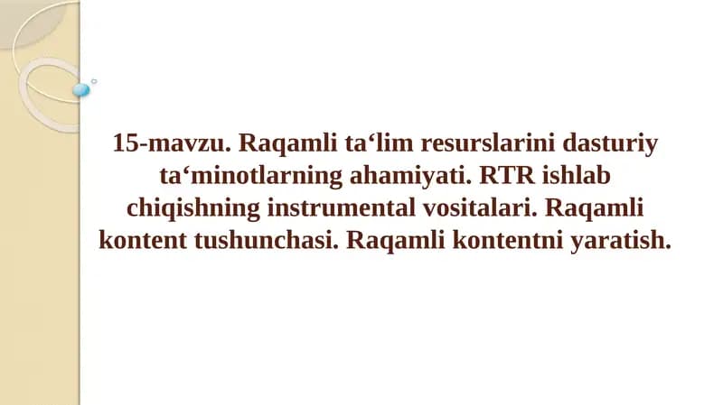 Global raqamli kontent bozori
