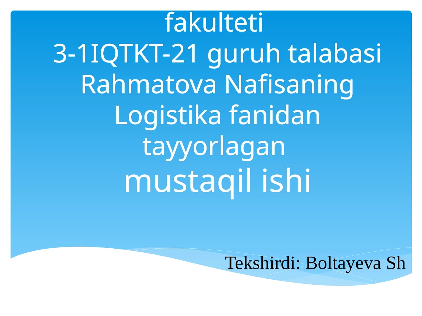 Logistika marketingi