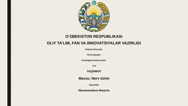 Nerv tizimi