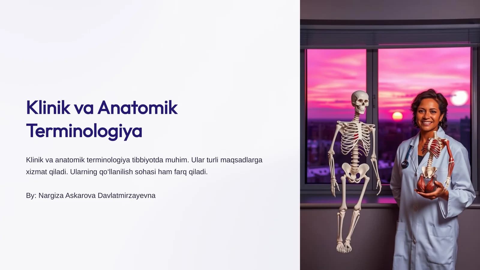 Klinik va Anatomik Terminologiya