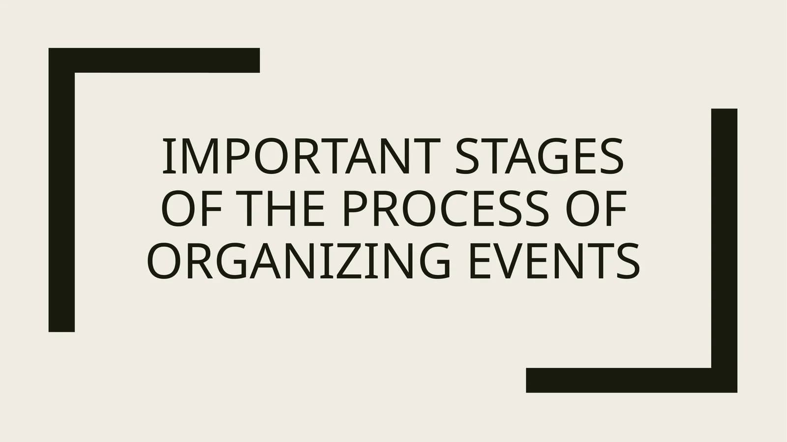 The Perfect Plan: What Are the Five Stages of Event Planning?