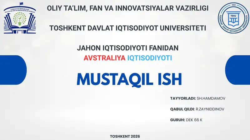 Avstraliya iqtisodiyoti