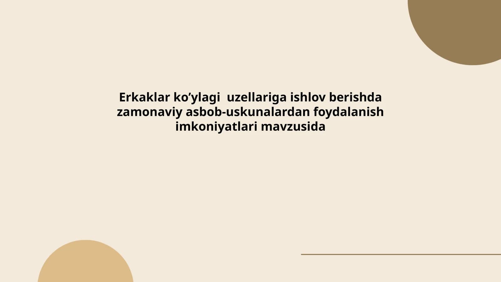Erkaklar ko’ylagi uzellariga ishlov berishda zamonaviy asbob-uskunalardan foydalanish imkoniyatlari