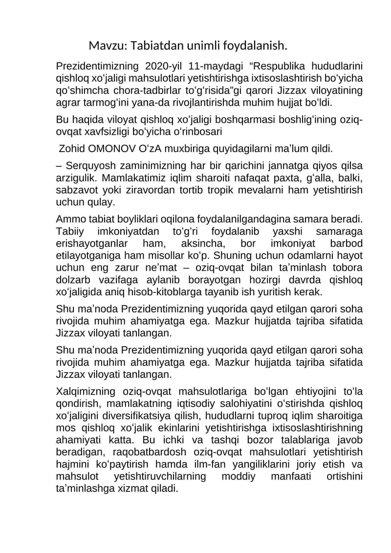 yashil iqtisodiyot
