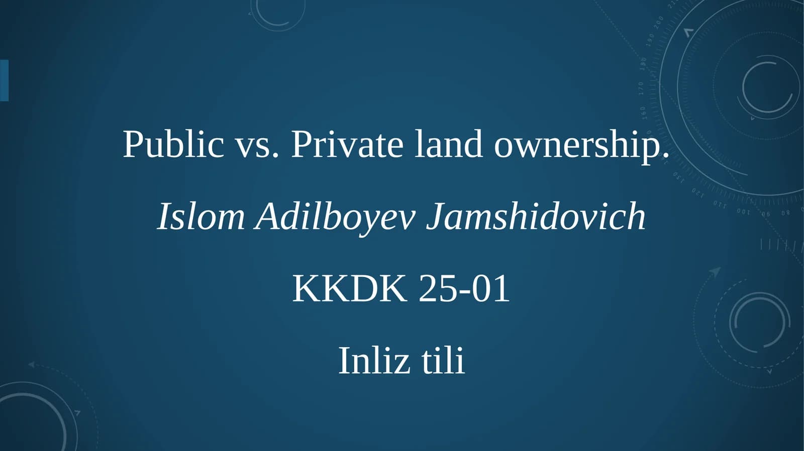 PUBLIC VS. PRIVATE LAND OWNERSHIP.