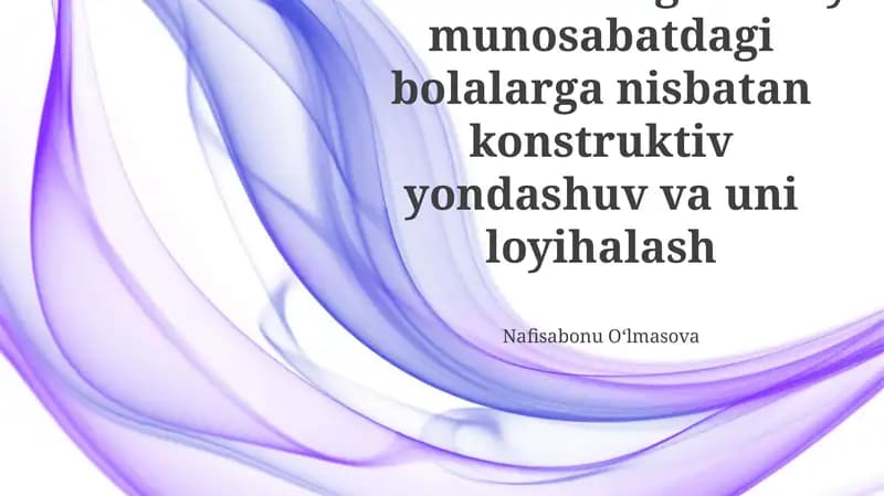 Samaralilikni baholash va takomillashtirish