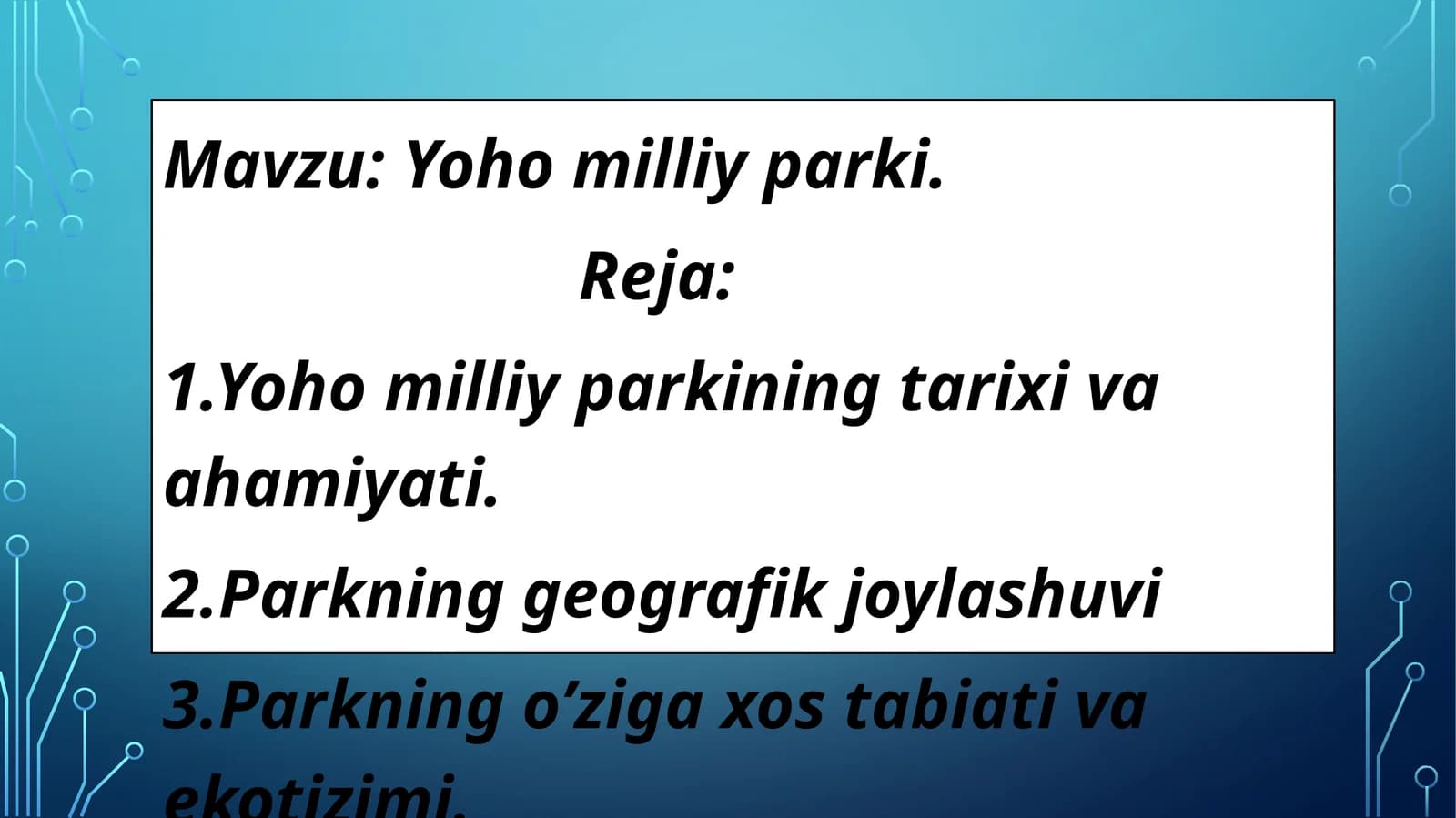 Yoho  milliy parki