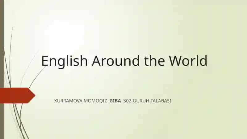 English around the world