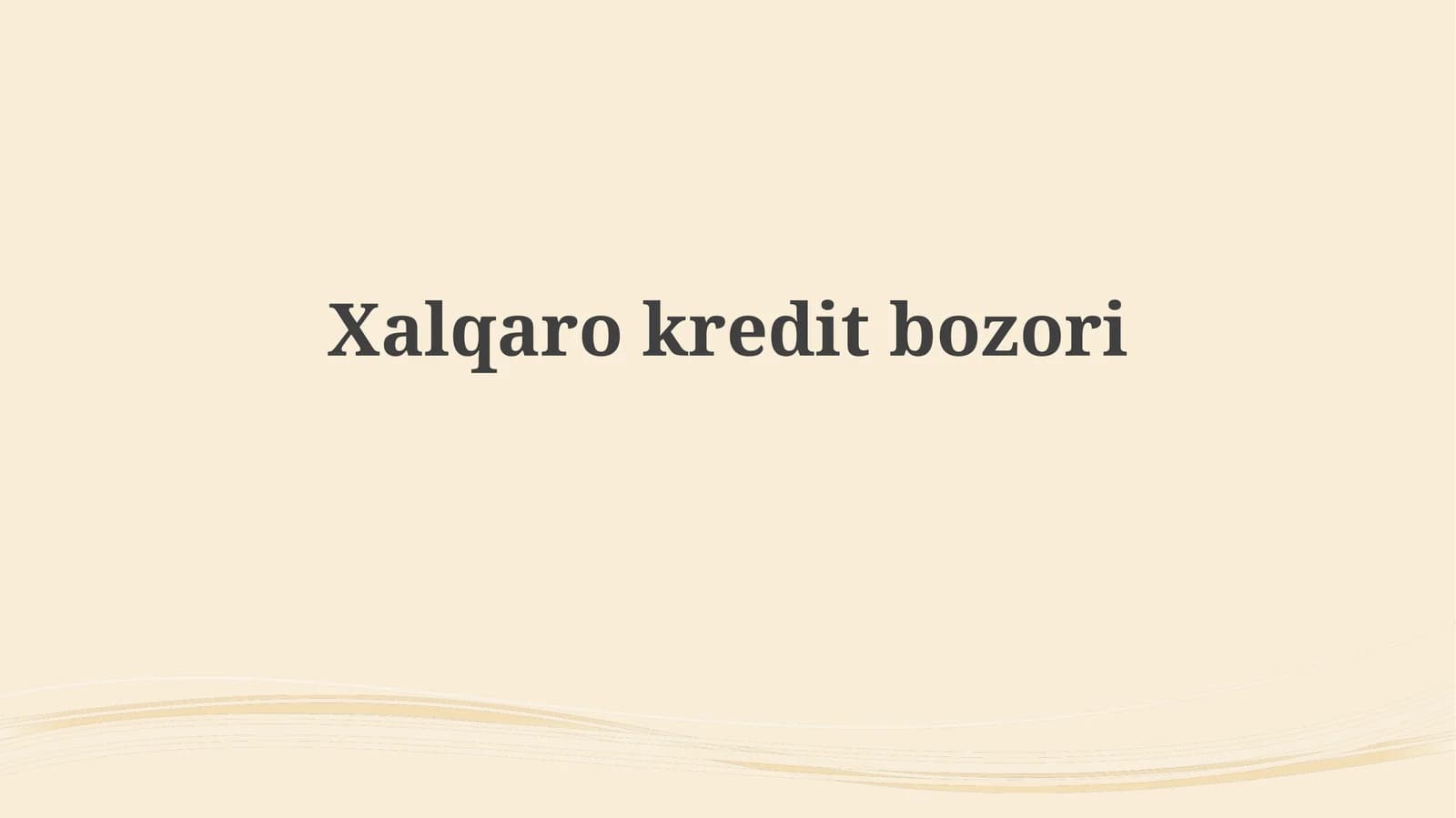 Xalqarokreditbozori