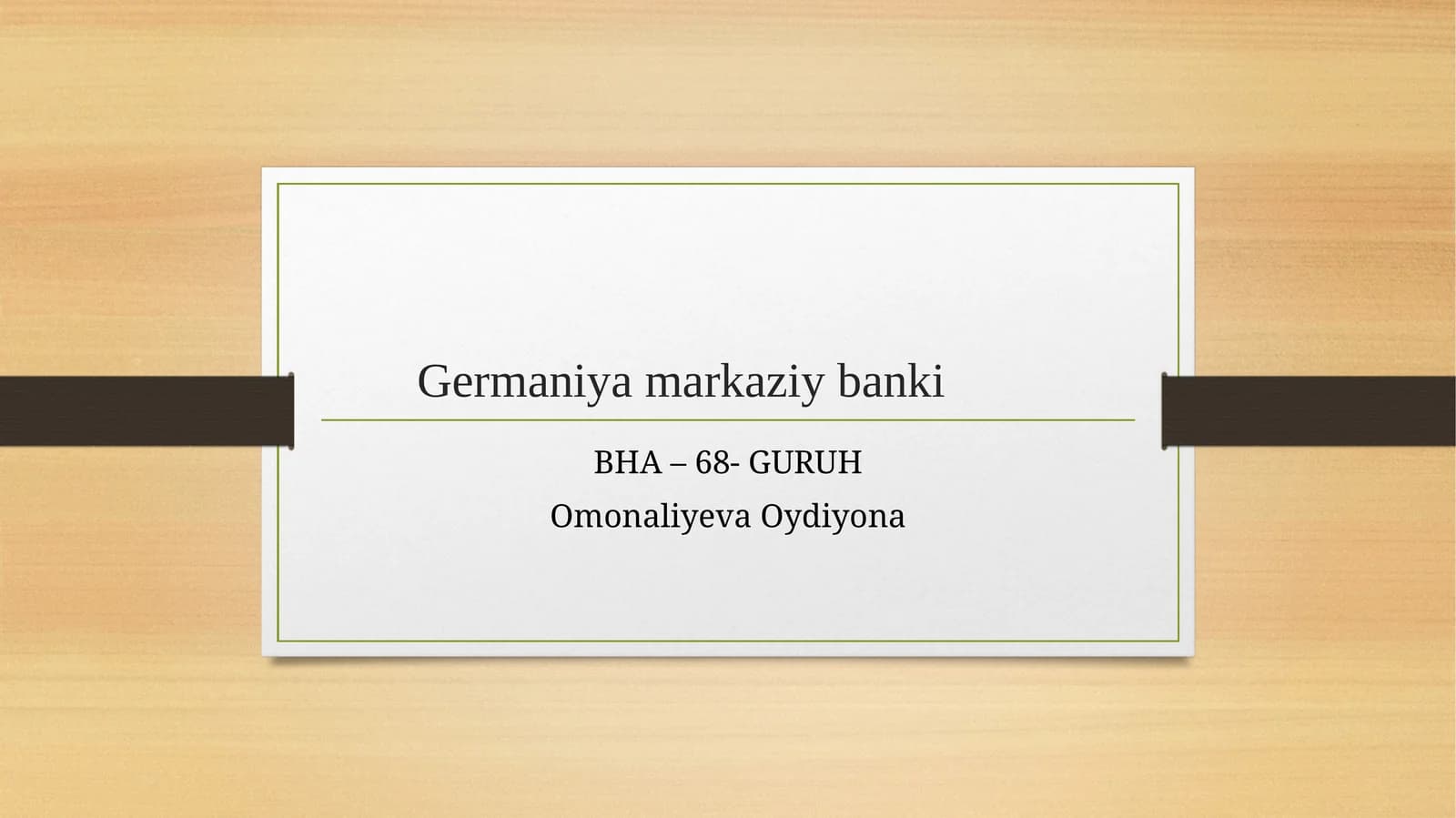 Germaniya markaziy banki